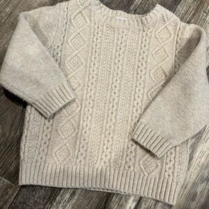 Old Navy Kids Cable Knit Sweater - Beige